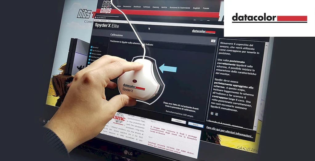 Calibrazione del monitor